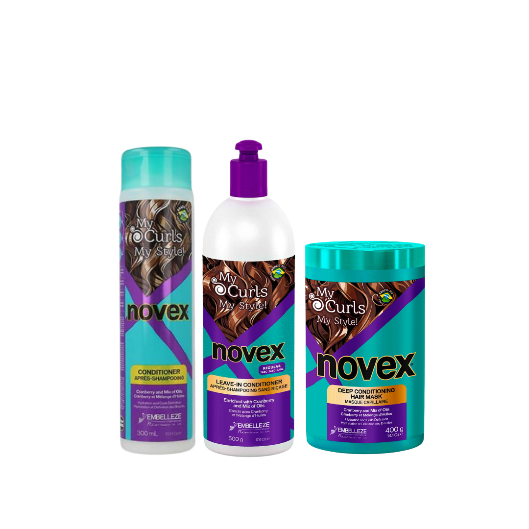 NOVEX My Curls Conditioner, Leave-in and Hair Mask Bundle | Curly Crew Hair  Products